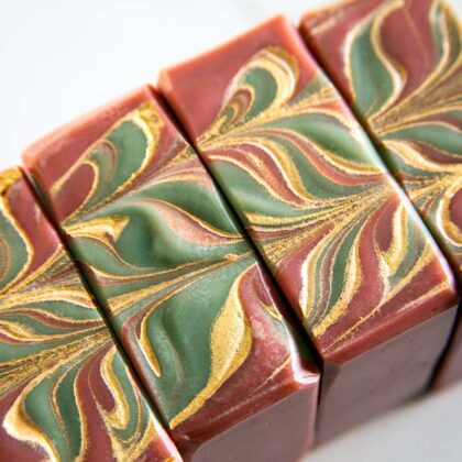 picture of lingonberry spice soap